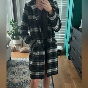 Rachel Zoe Plaid Coat